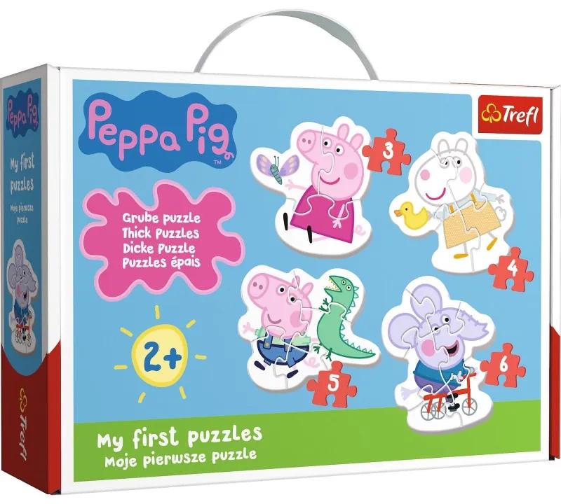 PUZZLE BABY CLASIC SIMPATICA PEPPA PIG 18 PIESE