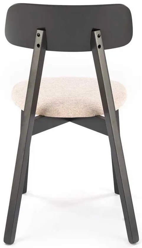 Scaun de bucătărie Hope, bej / negru