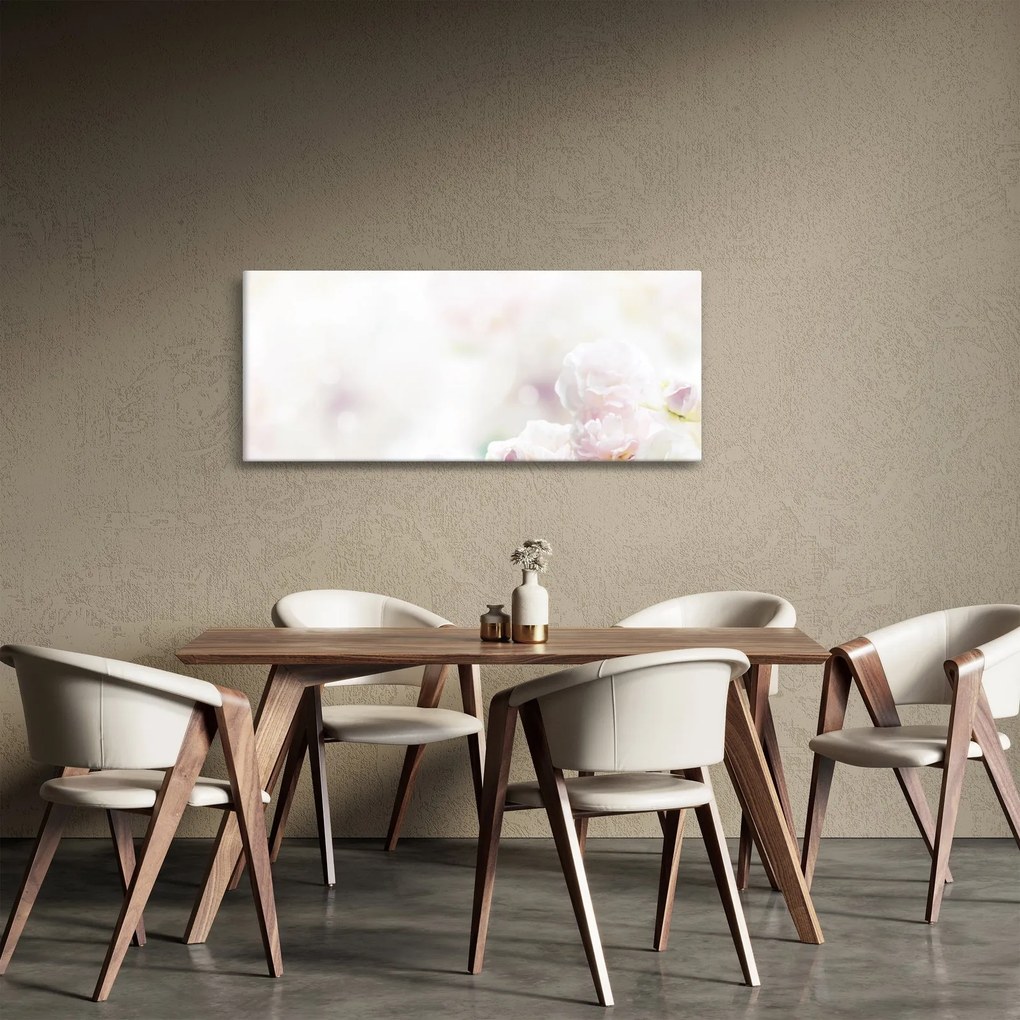 Tablou cu flori fragede (120x50 cm)