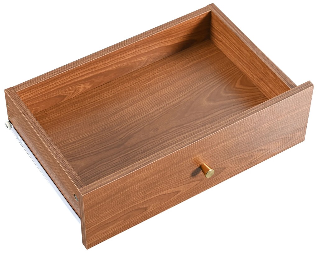 Mobilier TV elegant cu uși glisante din ratan, Culoare naturală | Aosom Romania