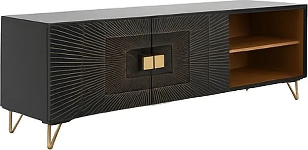 Comoda TV din lemn de mango si metal " Mandala "