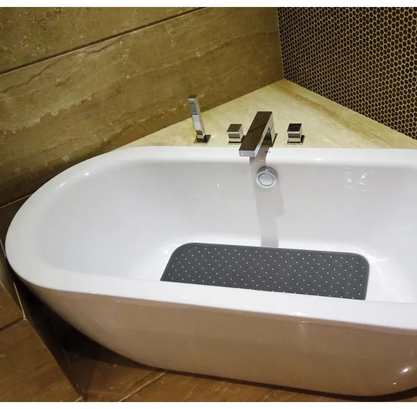 Spirella Suport antiderapant pentru cadă CLASS Premium, gri, 36 x 97 cm