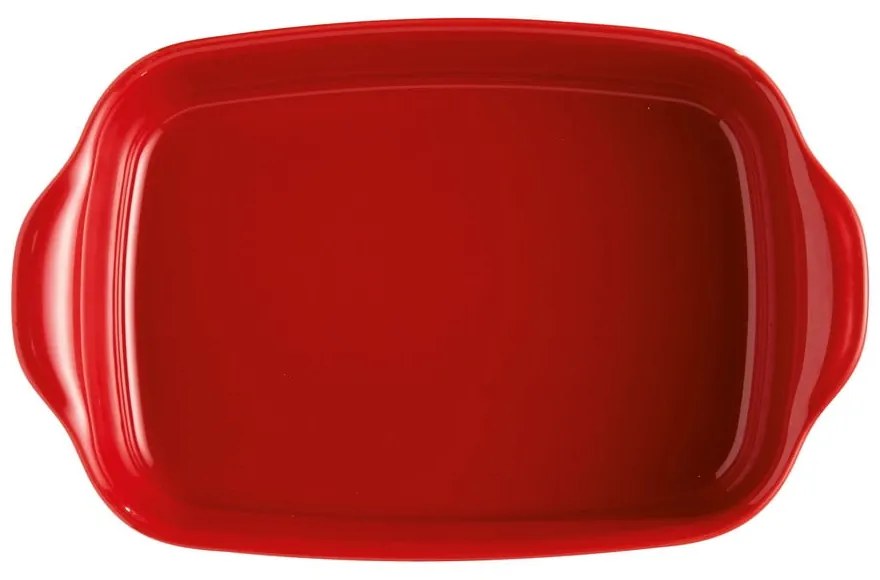 Vas pentru copt din ceramică Emile Henry Ultime, 30 x 19 cm, roșu