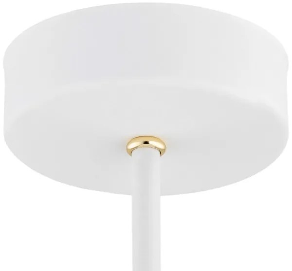 Lustră pe tijă CHARLOTTE 3xE27/15W/230V albă/aurie Argon 6148