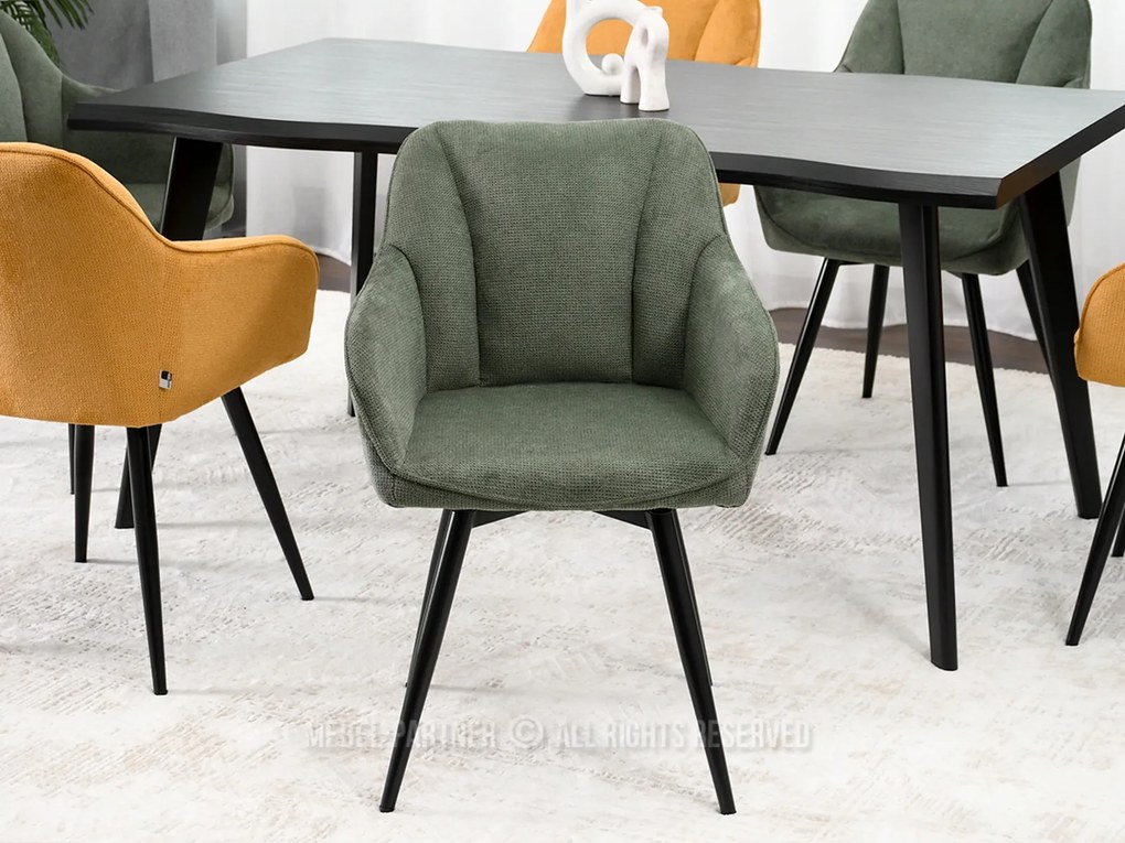 Scaun Bonita (verde + negru). 1110965