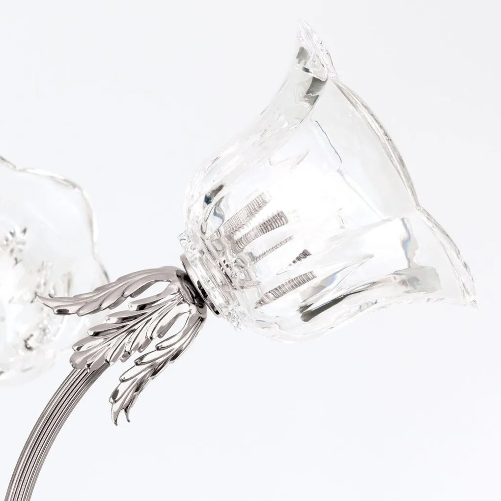 Lampadar, Lampa de podea design clasic LA BOHEME, argintiu antic