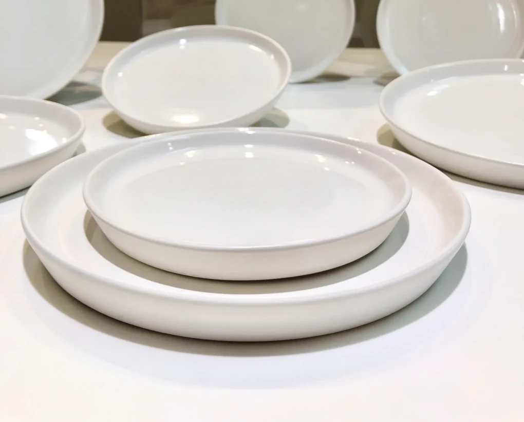Set Farfurii 18 piese Albe Casablanca: 6 Farfurii Mari, 6 Desert 6