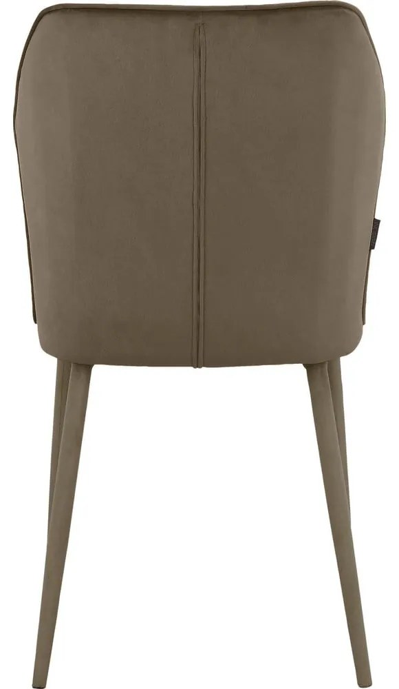 Scaune de dining maro 2 buc. din catifea Wilma – Støraa