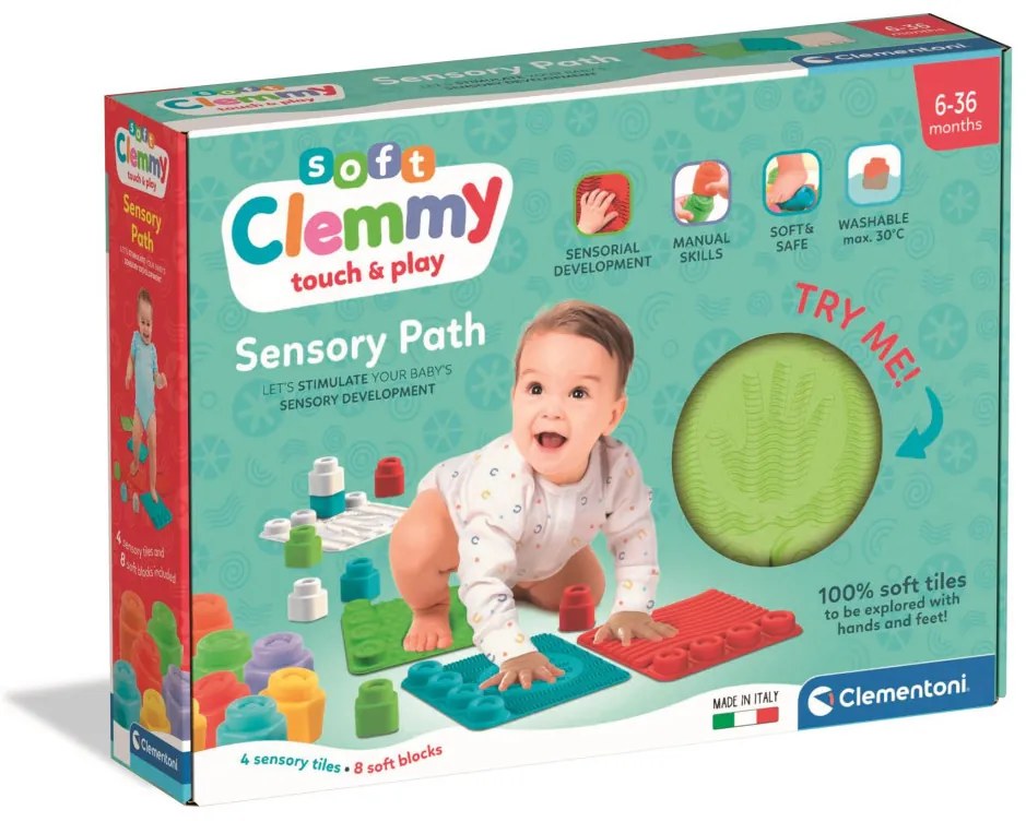 Colorat Clemmy Touch & Play Jucărie pentru dezvoltarea abilităților Clementoni