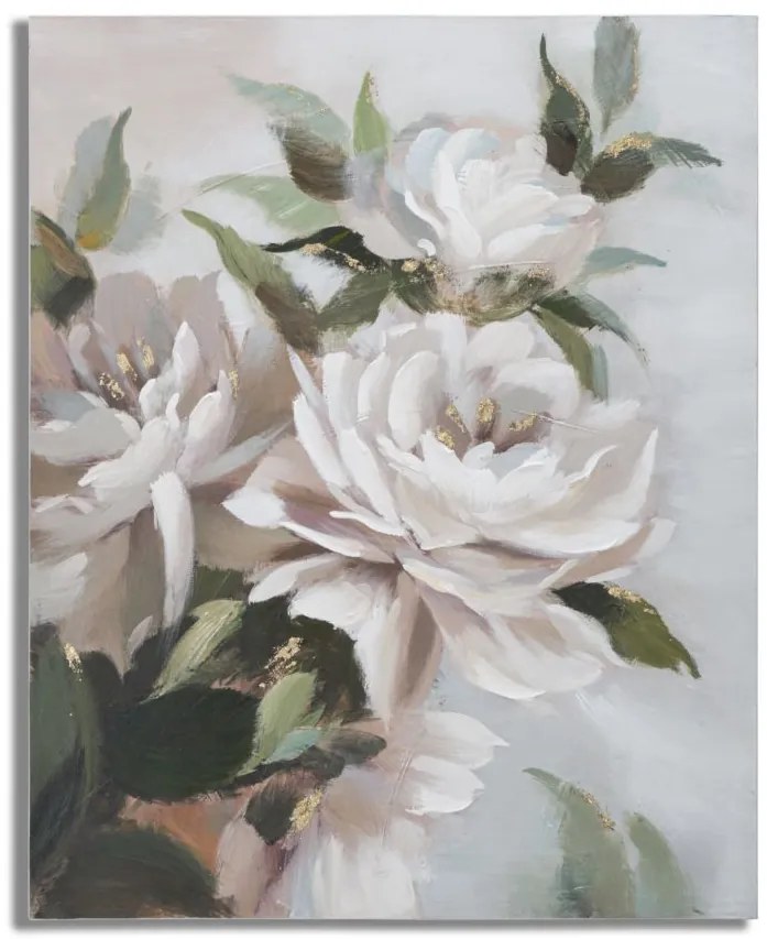 Mauro Ferretti Pictura Pe Pânză Flori&amp;Frunză cm 100X3,7X80 | Aosom Romania