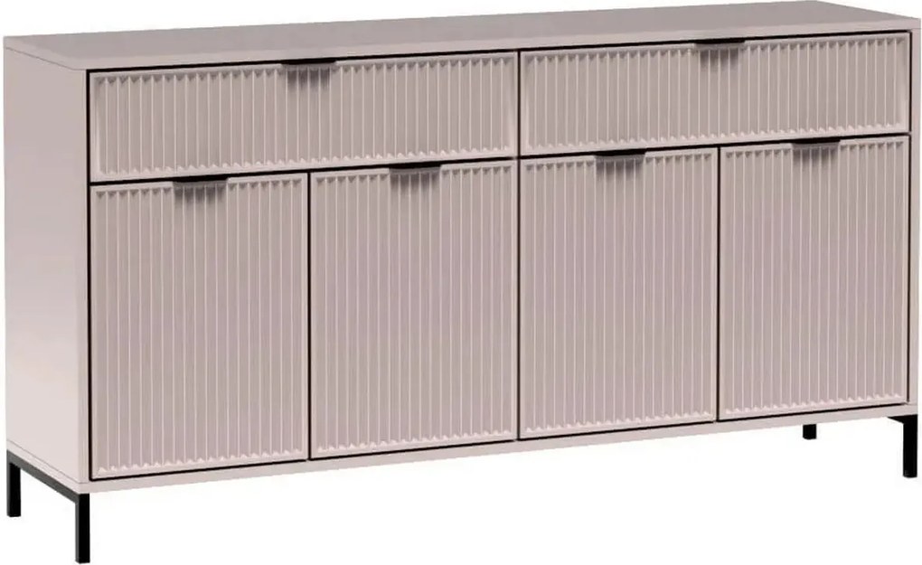 Comoda dormitor moderna LINKASTYLE LS1, casmir, PAL, 165x41x86 cm