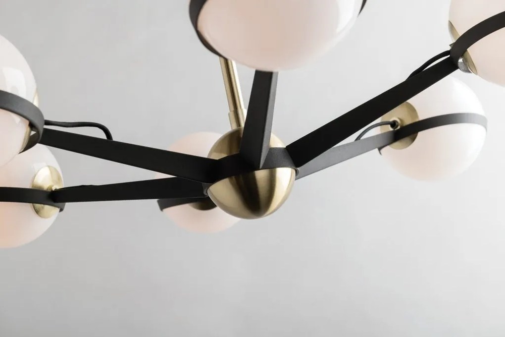 Candelabru design contemporan ACE, cu 6 surse de lumina