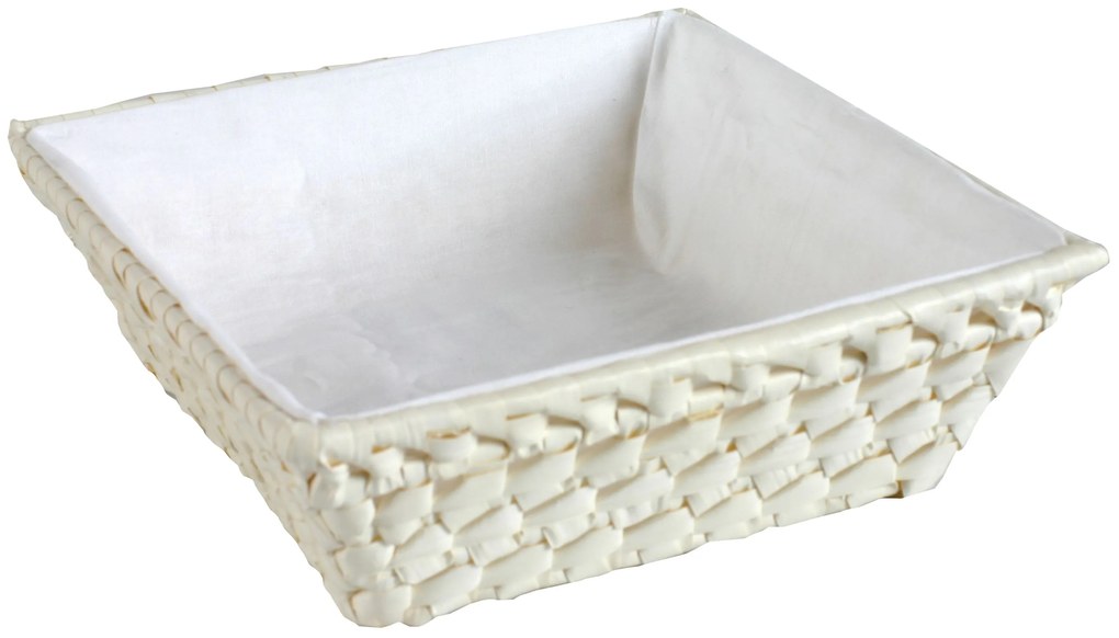 Cos patrat cu material 22x22cm Palma