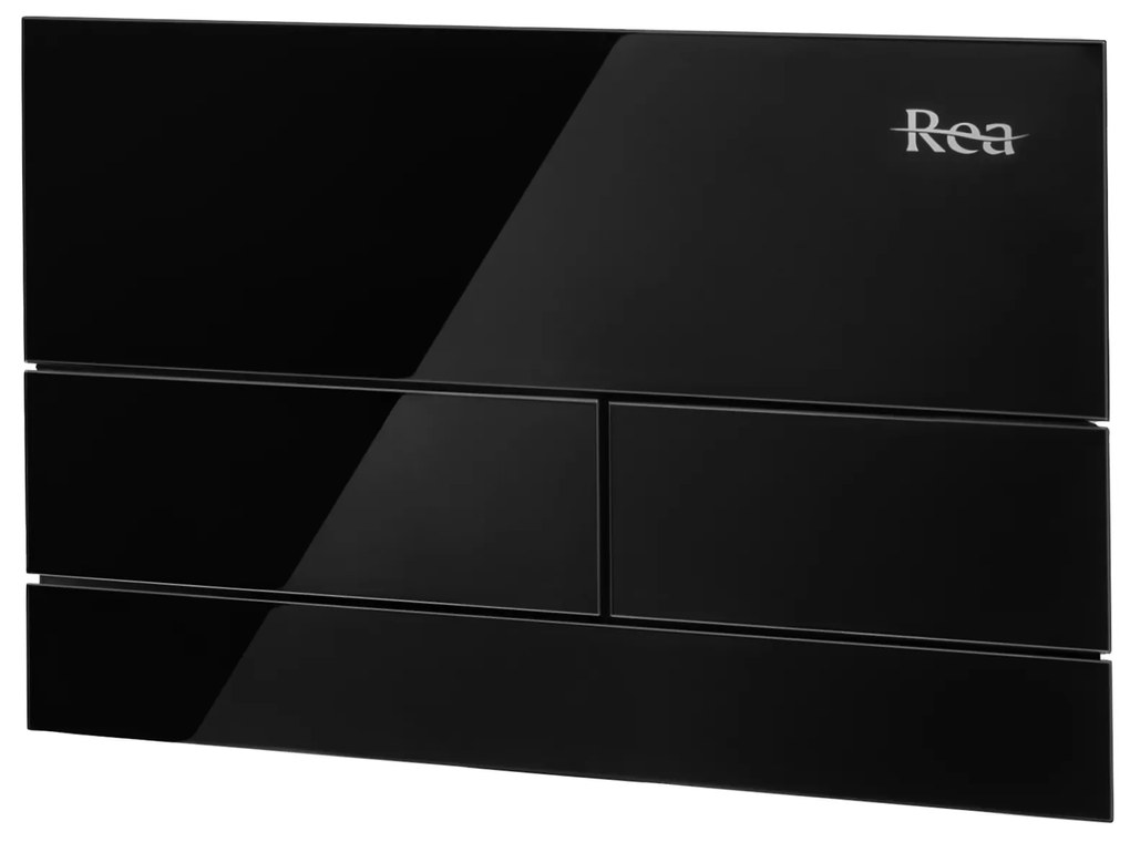 Clapeta pentru rezervor incastrat K011A-Q Rea T Black Glass