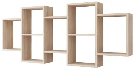 Etajeră de perete TRIO 65x161 cm stejar sonoma