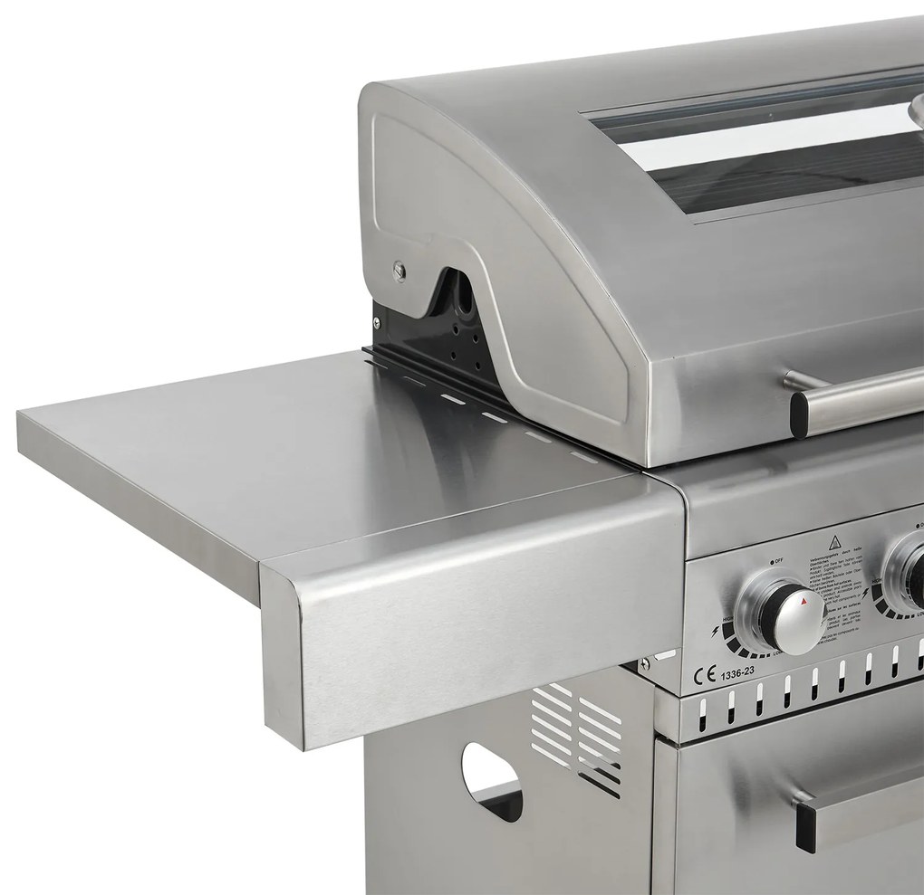 Gratar pe gaz Minnesota BBQ cu 6 arzatoare + 1 arzator lateral