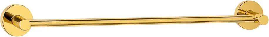 Suport prosop simplu Balneo Qube auriu lucios 60 cm