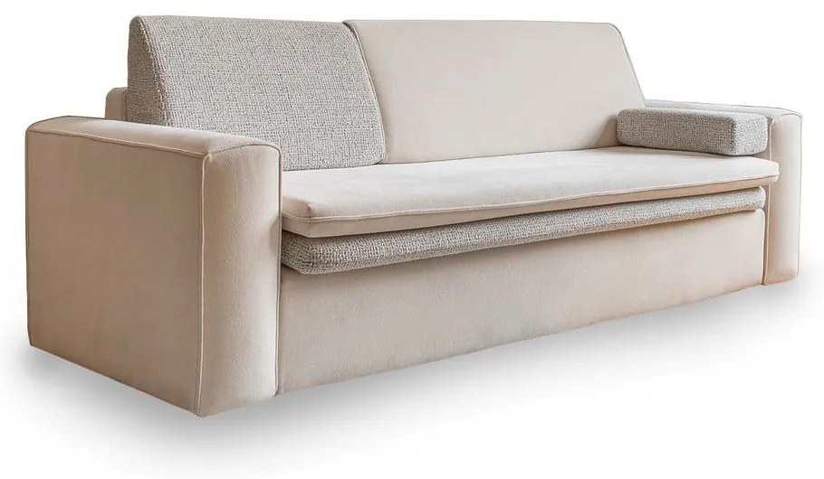 Canapea bej extensibilă 237 cm Wilson – Miuform