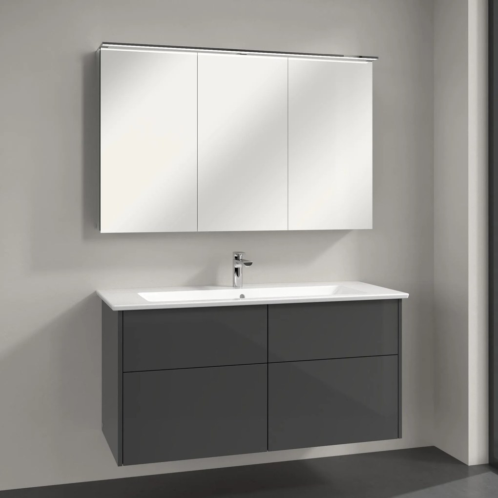 Villeroy &amp; Boch Finero lavoar cu dulap 120 cm gri S00404FPR1