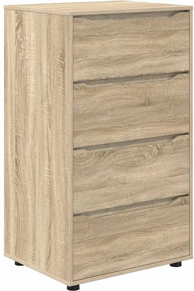 vidaXL Dulapuri de depozitare 2 pcs Stejar Sonoma 60 x 48 x 105 cm