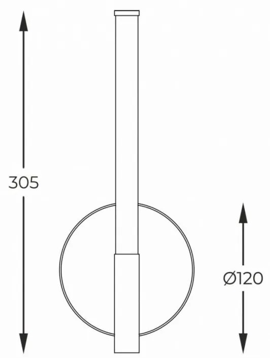 Aplica de perete LED design minimalist LAUTARO