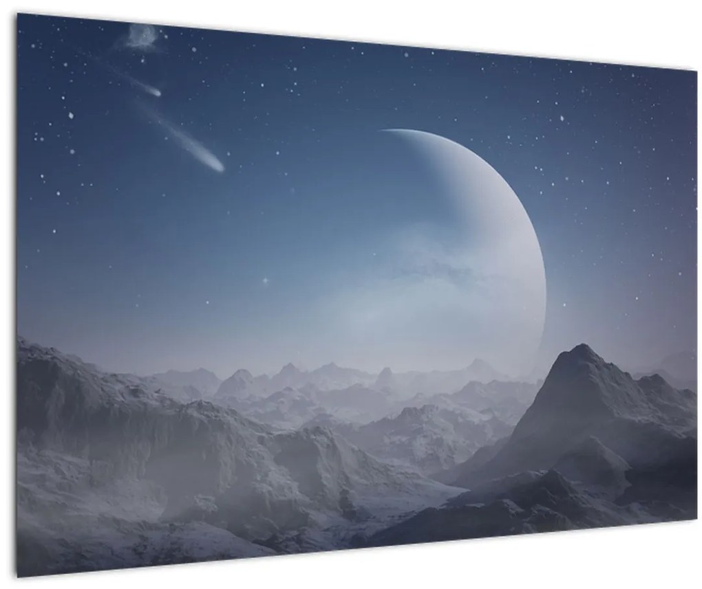 Tablou - Cer deasupra stâncilor (90x60 cm)