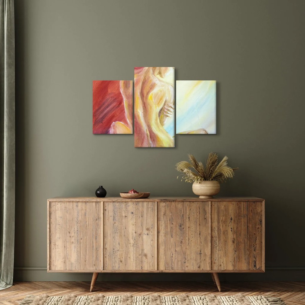 Tablou - Imaginea unei femei care se odihnește, pictură în ulei (90x60 cm)