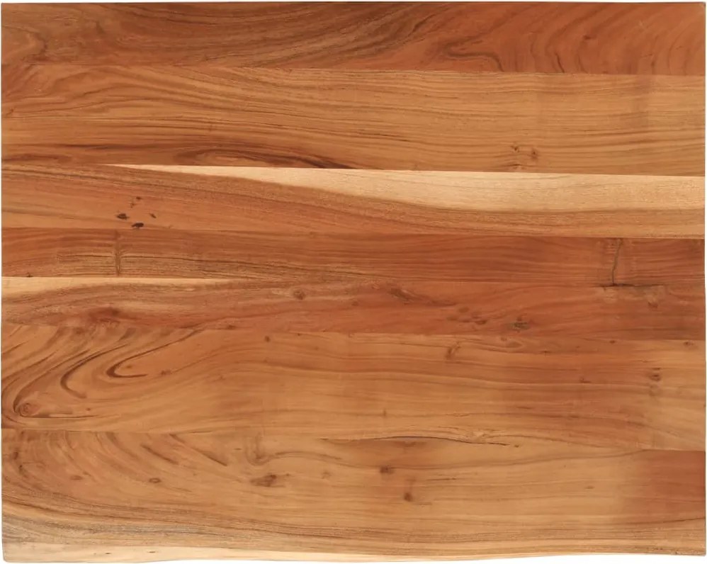 vidaXL Blat birou 110x80x3,8 cm dreptunghiular lemn acacia margine vie
