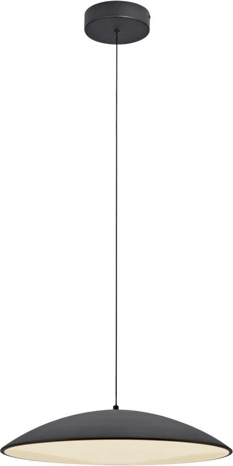 Schöner Wohnen LENTE 14607-18-LED - Pendul pe cablu, dimmabil, LED 23 W, 230 V, Ø 50 cm, negru