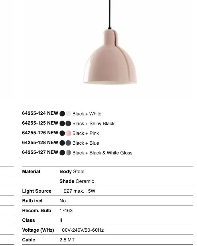Pendul cu abajur ceramic realizat manual VENICE 200, alb