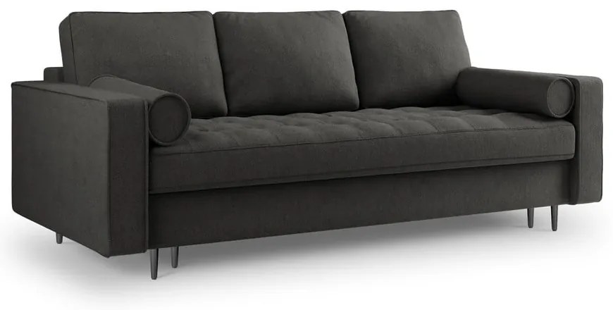 Canapea extensibilă Milo Casa Santo, gri închis