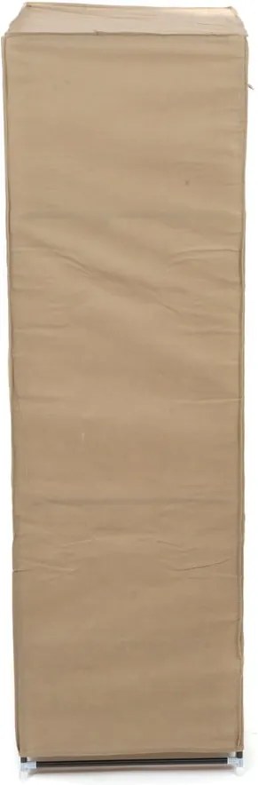 Dulap textil Compactor Wardrobe, înălțime 147 cm, bej