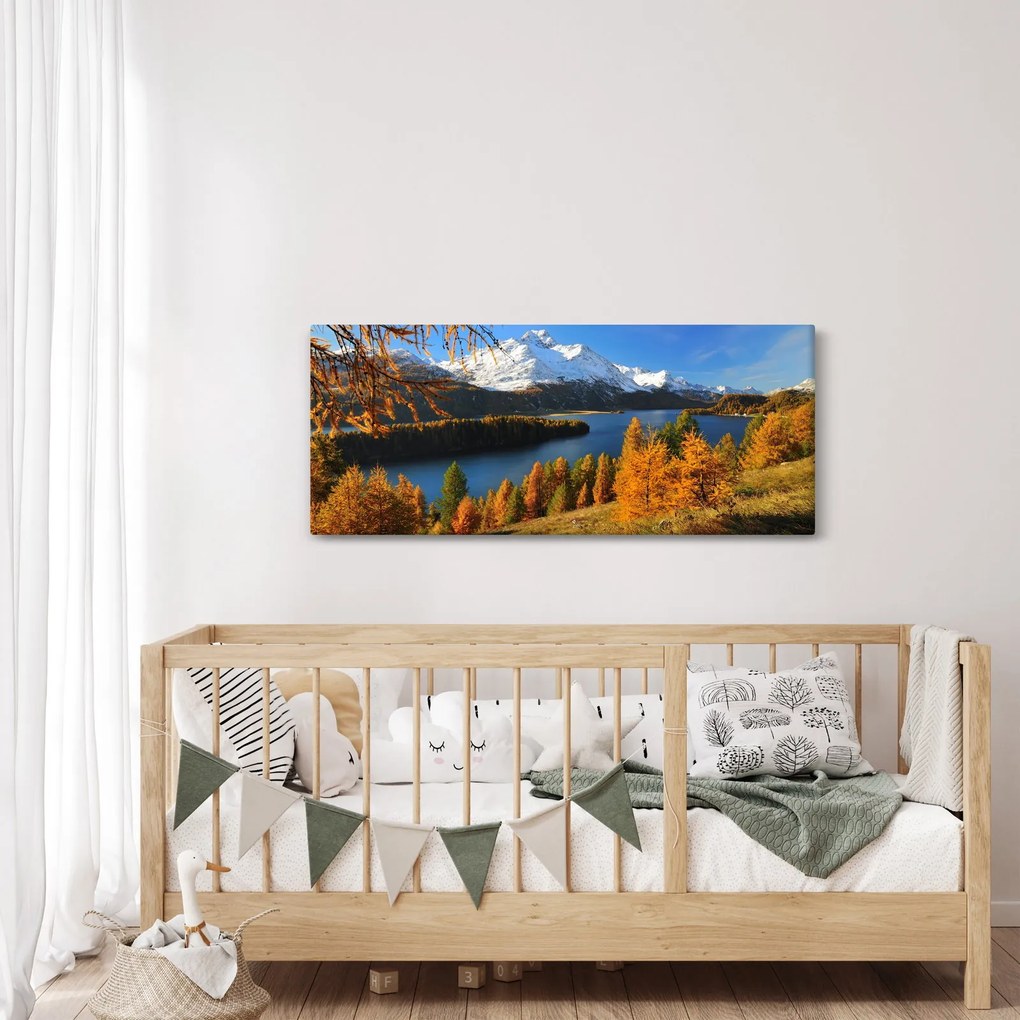 Tablou - Toamna în Alpi (120x50 cm)