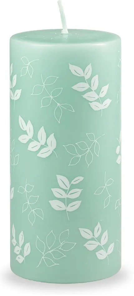 Lumânare Unipar Pure Beauty, durată ardere 73 h, turcoaz