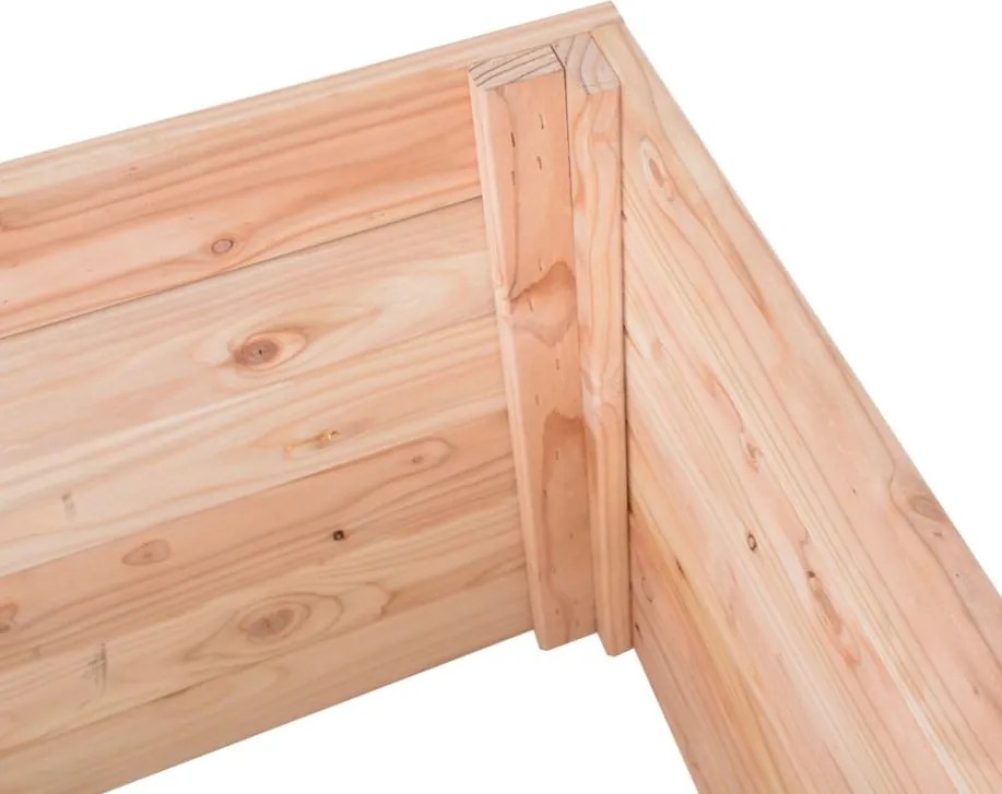 PREMIUM MODŘÍN Strat înălțat 135 x 70 x 50 cm, din lemn