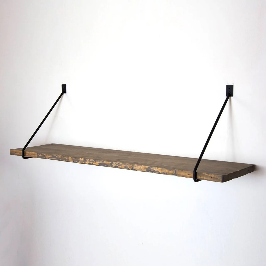 Raft din lemn Wr038 Nuc 60x20x14 cm
