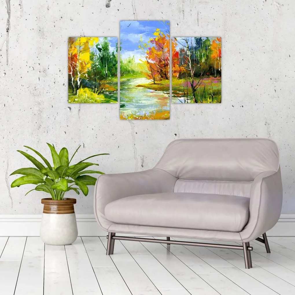 Tablou - Peisaj - pictură (90x60 cm)