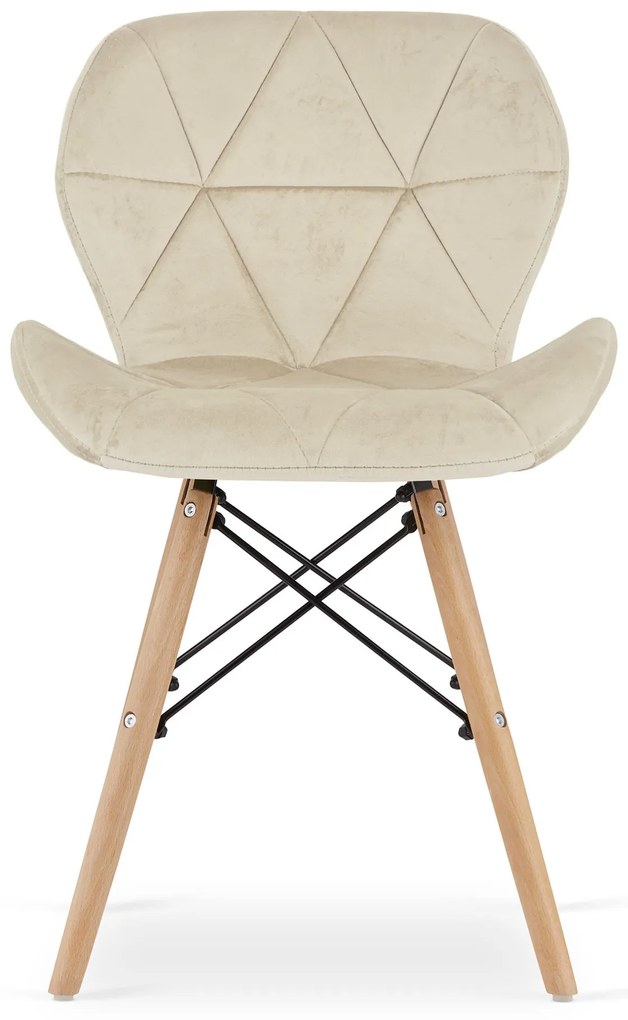 Scaun LAGO VELVET bej