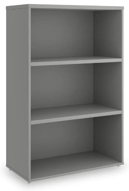 Dulap mediu SimpleOffice 80 x 40 x 120 cm, gri