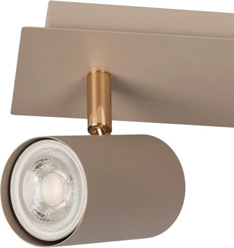 Kanlux 90782 - Corp de iluminat tip spot EVALO 3xGU10/10W/230V bej/auriu