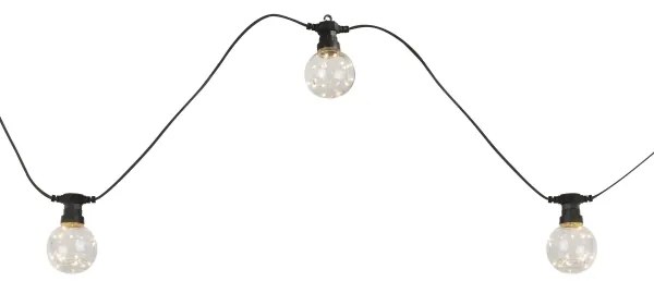 Instalație LED decorativă de exterior Globo 34090N ALMAGA 10xLED/0,27W/230V 7,5 m IP44