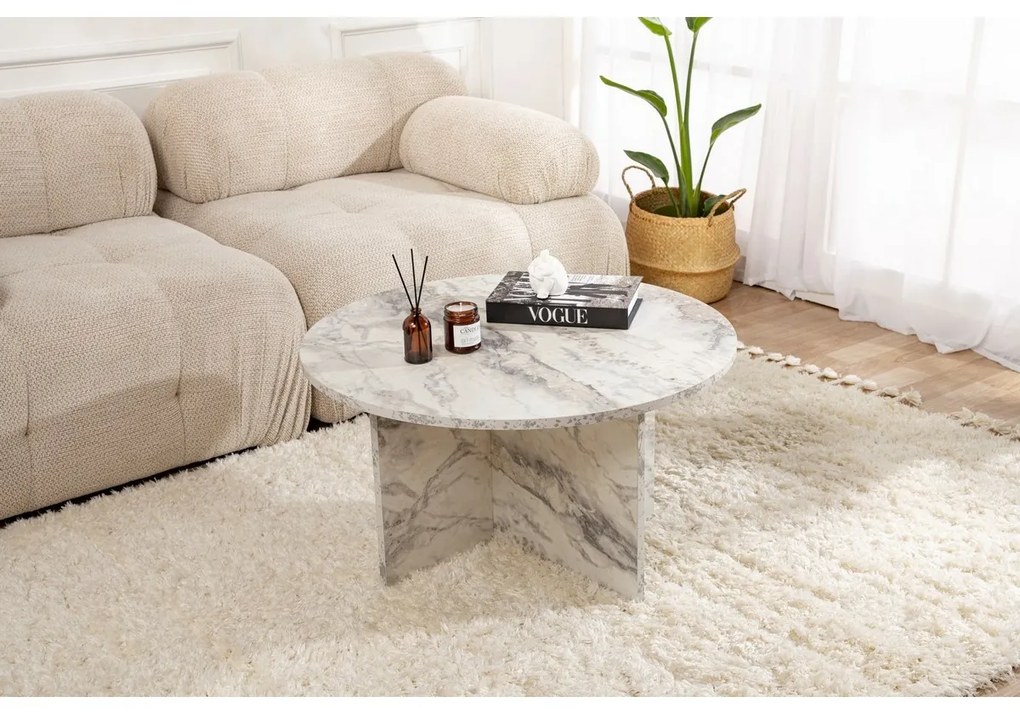 Măsuță de cafea Harmo Freesia Marble