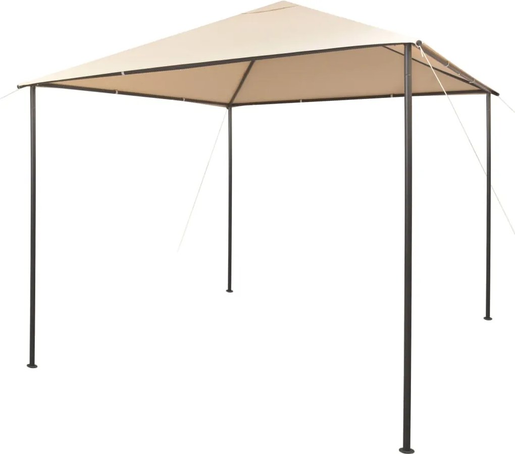 vidaXL Foișor pavilion cort, baldachin, 3x3 m oțel, bej