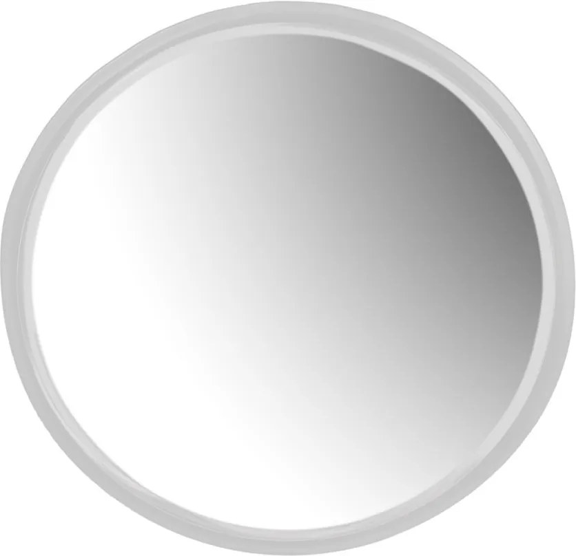 Oglinda rotunda alba din metal 35 cm Mira White Zago