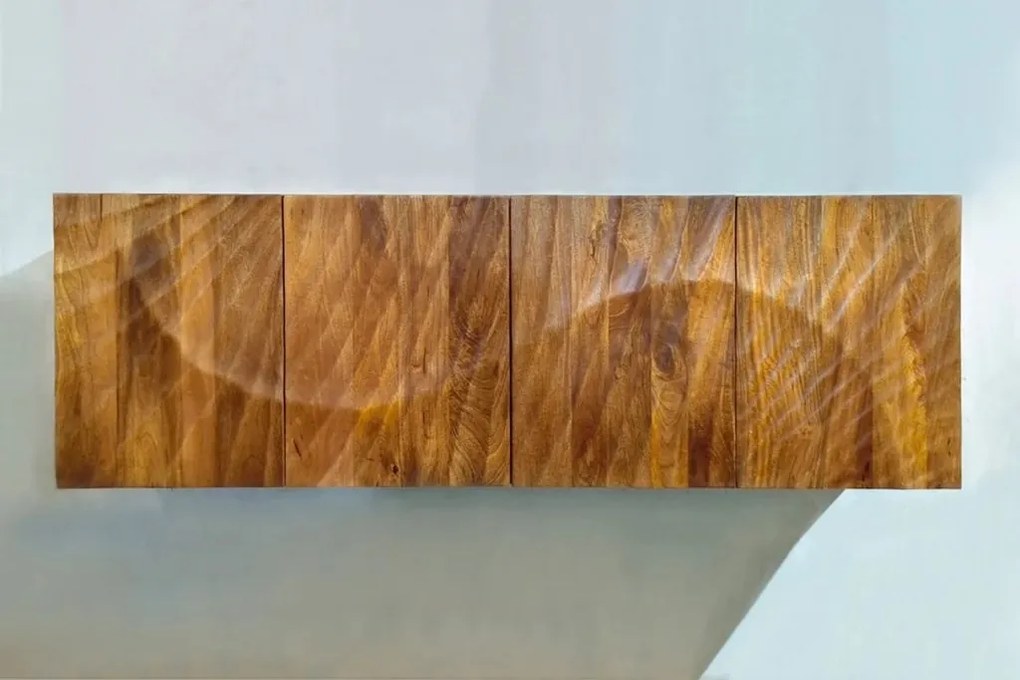 Comoda suspendata din lemn de mango Scorpion 180cm, maro A-46647 VC