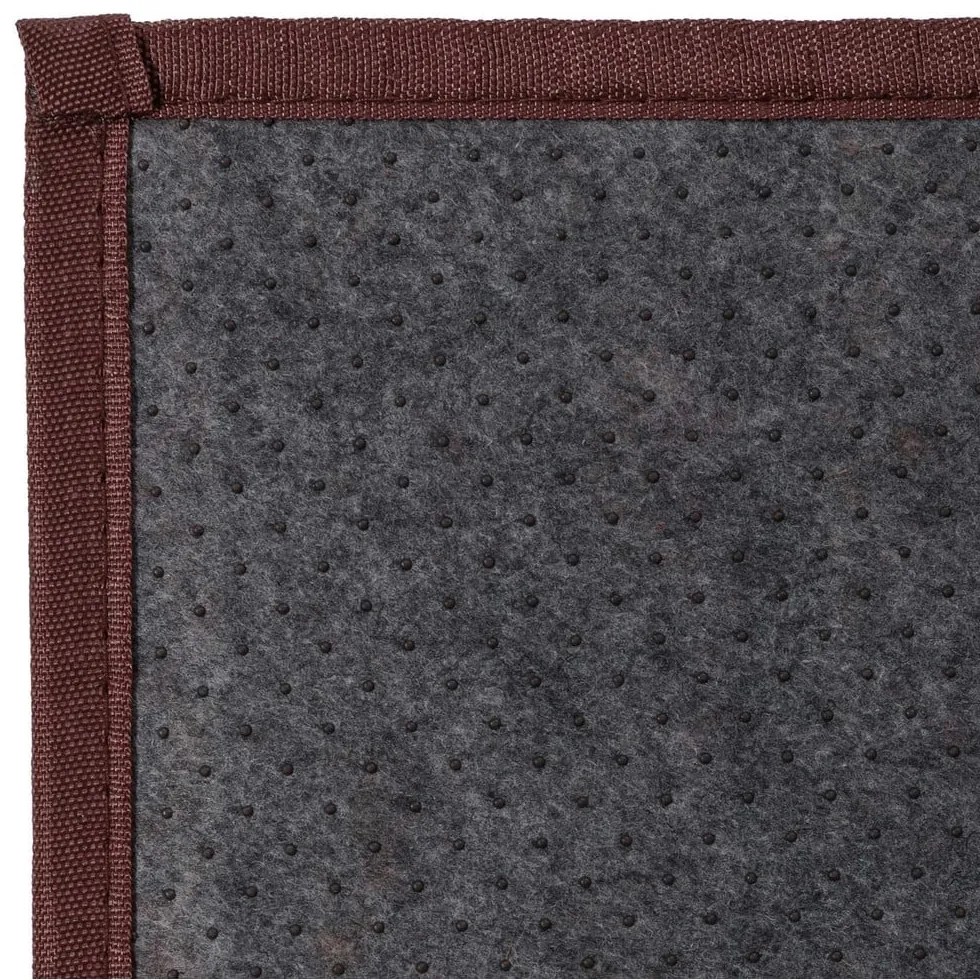 Covor galben muștar/maro din bambus 140x200 cm – Casa Selección