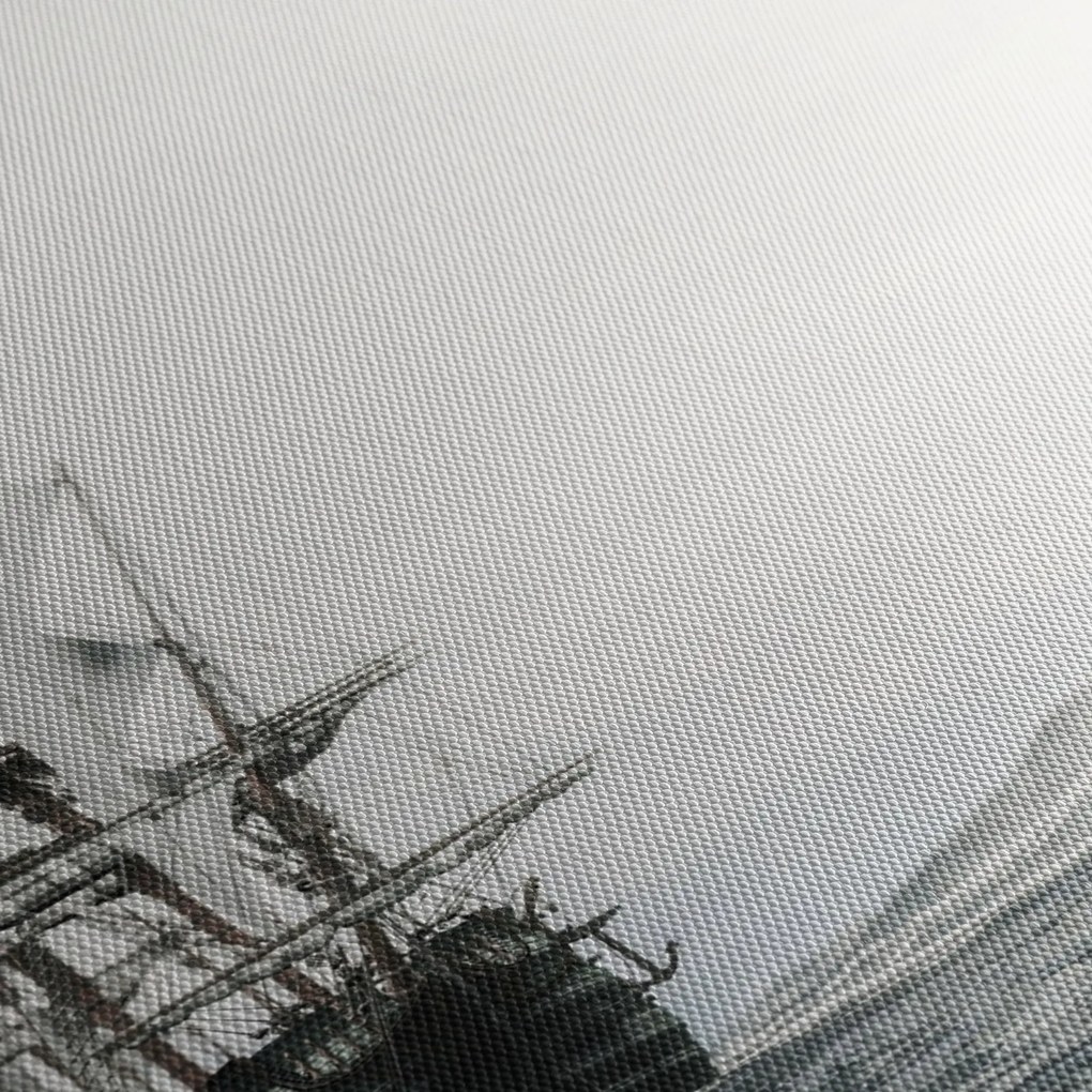 Tablou - O navă care navighează pe ocean (cu ceas) (90x30 cm)