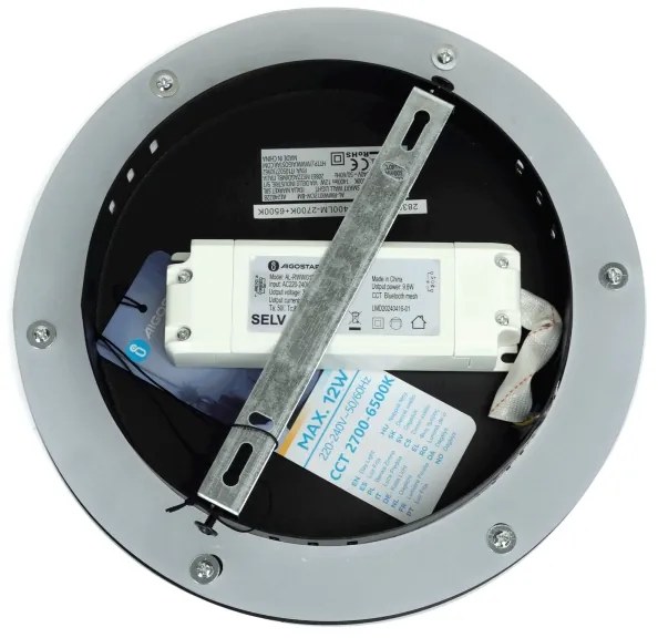 Aplică LED dimabilă Aigostar MESH Smart LED/12W/230V negru