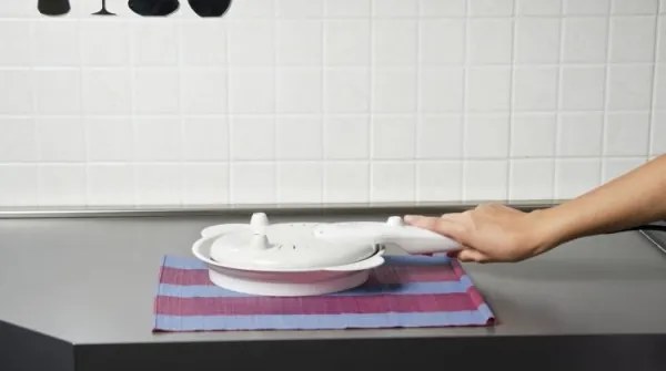 G3Ferrari G10306 - Aparat pentru clătite CREPPE, 20 cm, 800 W/230 V, alb