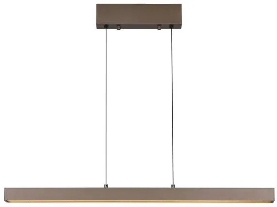 Lustra LED suspendata extensibila Linear Latte
